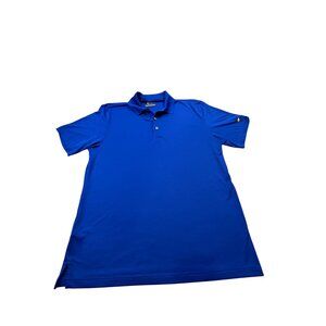 Jack Nicklaus Mens Large Blue Golf Polo Shirt SU28598 Performance